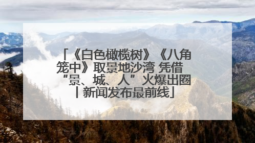 《白色橄榄树》《八角笼中》取景地沙湾 凭借“景、城、人”火爆出圈丨新闻发布最前线