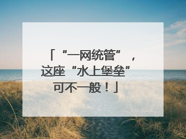 “一网统管”，这座“水上堡垒”可不一般！