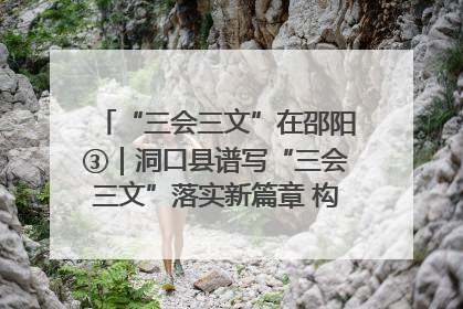 “三会三文”在邵阳③｜洞口县谱写“三会三文”落实新篇章 构建协同联动大格局