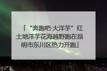 “奔跑吧·大洋芋”红土地洋芋花海越野跑在昆明市东川区热力开跑