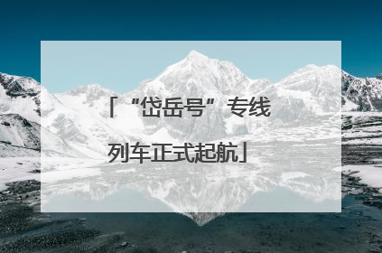 “岱岳号”专线列车正式起航