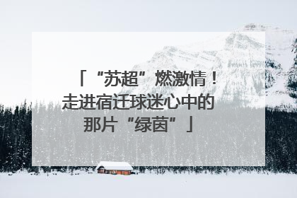“苏超”燃激情！走进宿迁球迷心中的那片“绿茵”