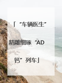 “车辆医生”精雕细琢“AD钙”列车