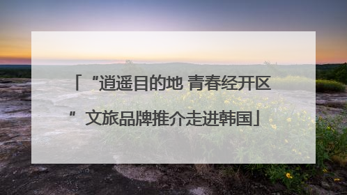 “逍遥目的地 青春经开区”文旅品牌推介走进韩国