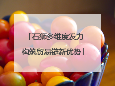 石狮多维度发力 构筑贸易链新优势