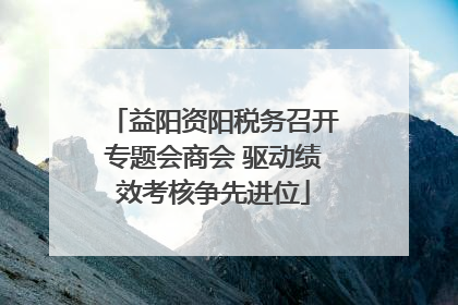 益阳资阳税务召开专题会商会 驱动绩效考核争先进位