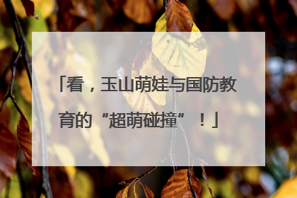 看，玉山萌娃与国防教育的“超萌碰撞”！