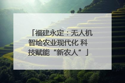福建永定：无人机智绘农业现代化 科技赋能“新农人”