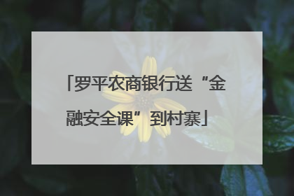 罗平农商银行送“金融安全课”到村寨
