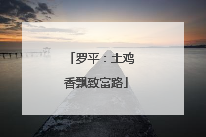 罗平：土鸡香飘致富路