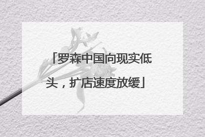 罗森中国向现实低头，扩店速度放缓