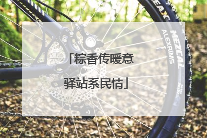 粽香传暖意 驿站系民情