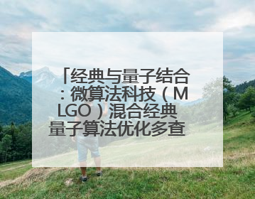 经典与量子结合：微算法科技（MLGO）混合经典量子算法优化多查询问题