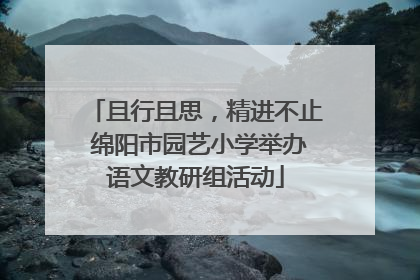 且行且思，精进不止 绵阳市园艺小学举办语文教研组活动