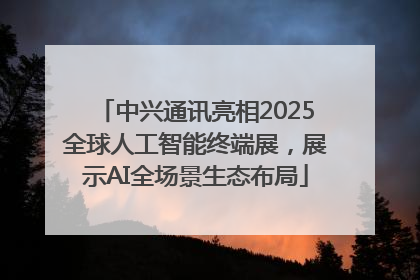 中兴通讯亮相2025全球人工智能终端展，展示AI全场景生态布局