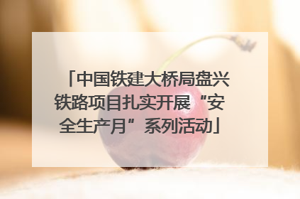 中国铁建大桥局盘兴铁路项目扎实开展“安全生产月”系列活动