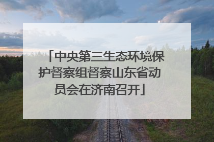 中央第三生态环境保护督察组督察山东省动员会在济南召开