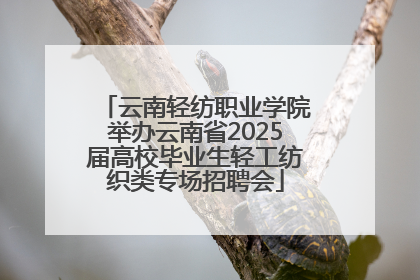 云南轻纺职业学院举办云南省2025届高校毕业生轻工纺织类专场招聘会