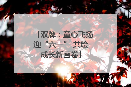 双牌：童心飞扬迎“六一” 共绘成长新画卷