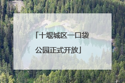 十堰城区一口袋公园正式开放