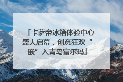 卡萨帝冰箱体验中心盛大启幕，创意狂欢“嵌”入青岛富尔玛