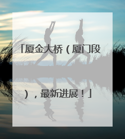 厦金大桥（厦门段），最新进展！