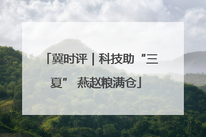 冀时评｜科技助“三夏” 燕赵粮满仓