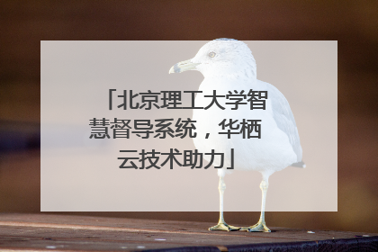 北京理工大学智慧督导系统，华栖云技术助力