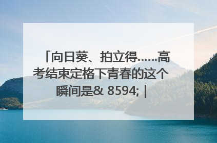 向日葵、拍立得……高考结束定格下青春的这个瞬间是& 8594;｜2025四川高考