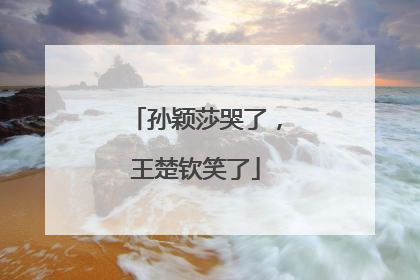 孙颖莎哭了，王楚钦笑了