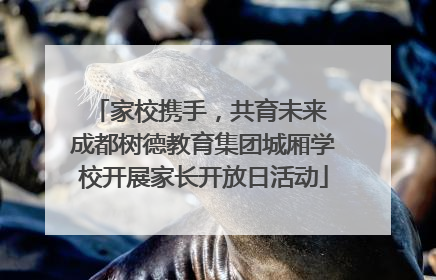 家校携手，共育未来 成都树德教育集团城厢学校开展家长开放日活动
