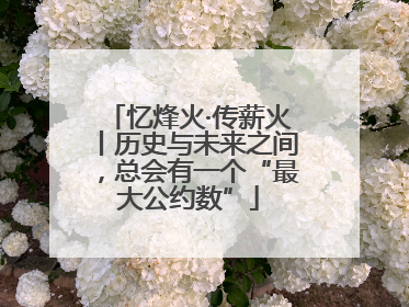 忆烽火·传薪火丨历史与未来之间，总会有一个“最大公约数”