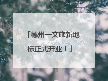 德州一文旅新地标正式开业！
