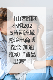 山西组团亮相2025黄河流域跨境电商博览会 加速推动“晋品出海”