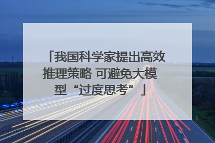 我国科学家提出高效推理策略 可避免大模型“过度思考”
