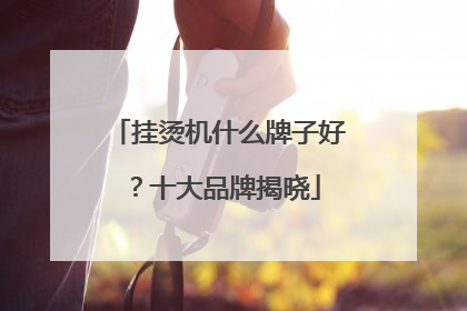 挂烫机什么牌子好？十大品牌揭晓