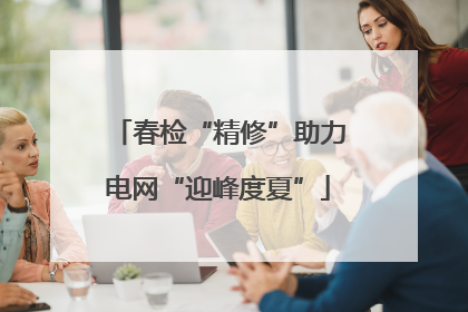 春检“精修”助力电网“迎峰度夏”