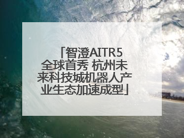 智澄AITR5全球首秀 杭州未来科技城机器人产业生态加速成型