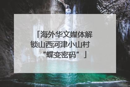 海外华文媒体解锁山西河津小山村“蝶变密码”