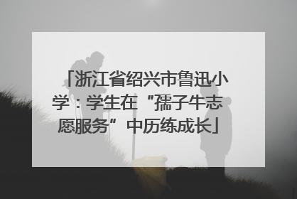 浙江省绍兴市鲁迅小学：学生在“孺子牛志愿服务”中历练成长