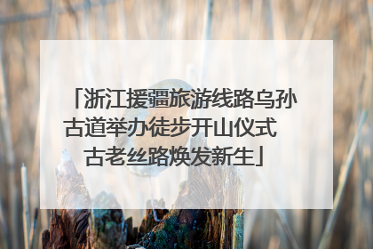 浙江援疆旅游线路乌孙古道举办徒步开山仪式 古老丝路焕发新生