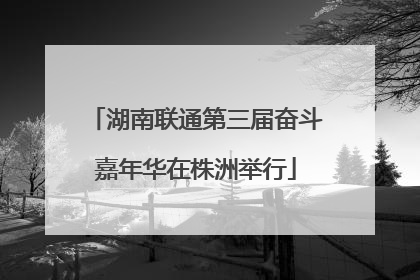 湖南联通第三届奋斗嘉年华在株洲举行