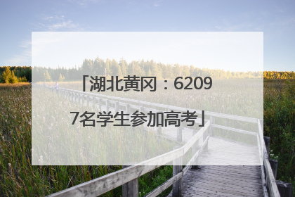 湖北黄冈：62097名学生参加高考