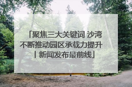 聚焦三大关键词 沙湾不断推动园区承载力提升丨新闻发布最前线