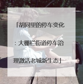 胡同里的停车变化：大栅栏街道停车治理激活老城新生态