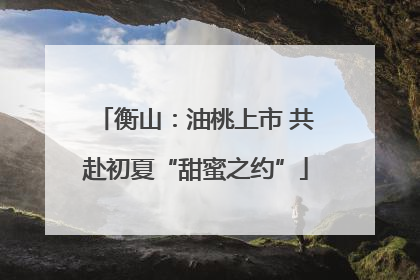 衡山：油桃上市 共赴初夏“甜蜜之约”