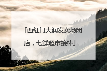 西红门大润发卖场闭店，七鲜超市接棒