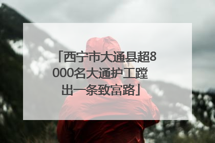 西宁市大通县超8000名大通护工蹚出一条致富路