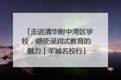 走进清华附中湾区学校，感受浸润式教育的魅力｜羊城名校行