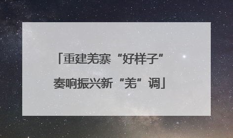 重建羌寨“好样子” 奏响振兴新“羌”调